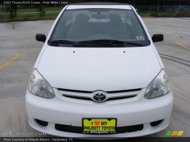 Polar White / Ivory 2003 Toyota ECHO Coupe