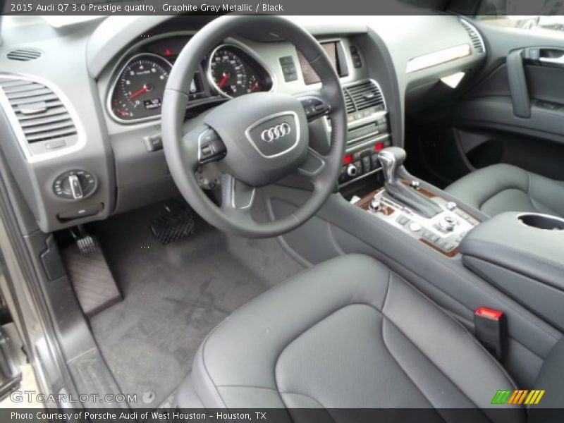 Graphite Gray Metallic / Black 2015 Audi Q7 3.0 Prestige quattro