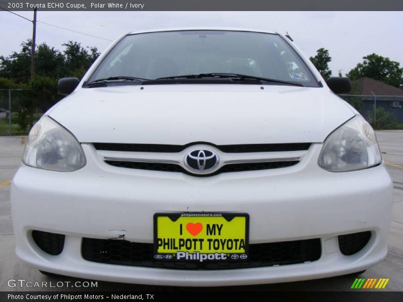 Polar White / Ivory 2003 Toyota ECHO Coupe