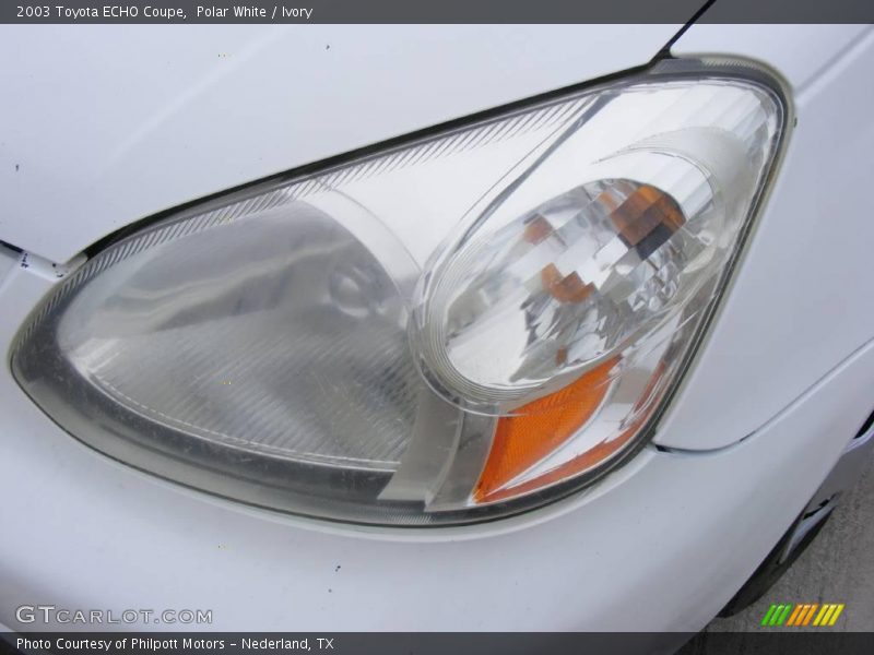 Polar White / Ivory 2003 Toyota ECHO Coupe