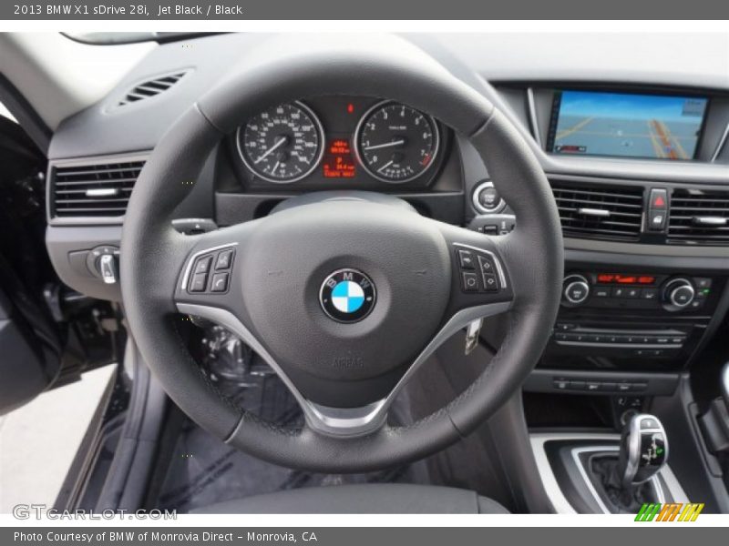 Jet Black / Black 2013 BMW X1 sDrive 28i