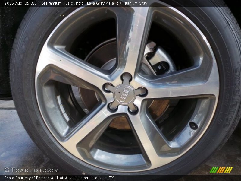 Lava Gray Metallic / Titanium Gray 2015 Audi Q5 3.0 TFSI Premium Plus quattro