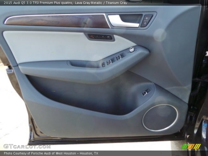 Lava Gray Metallic / Titanium Gray 2015 Audi Q5 3.0 TFSI Premium Plus quattro