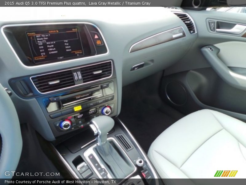 Lava Gray Metallic / Titanium Gray 2015 Audi Q5 3.0 TFSI Premium Plus quattro