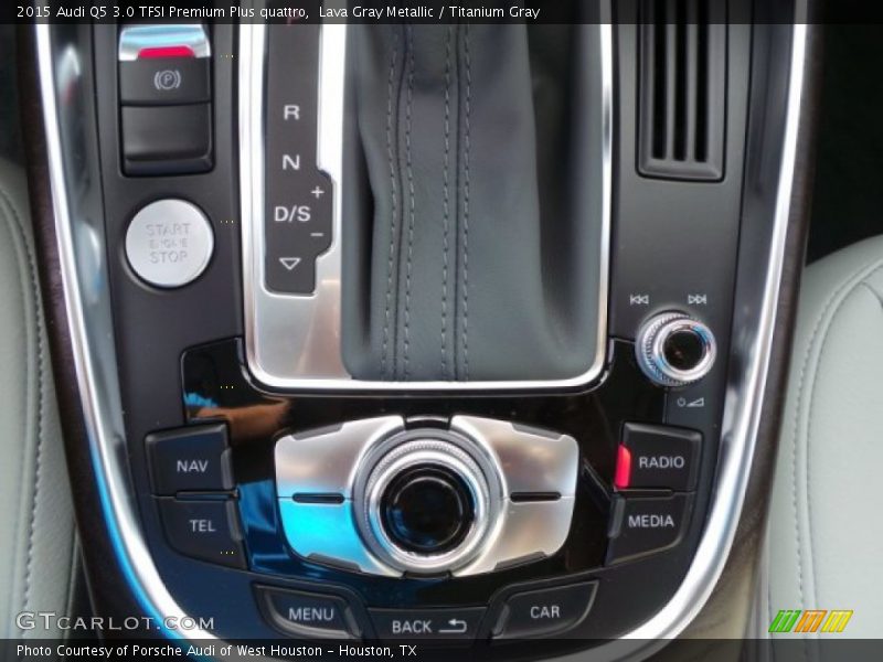 Lava Gray Metallic / Titanium Gray 2015 Audi Q5 3.0 TFSI Premium Plus quattro