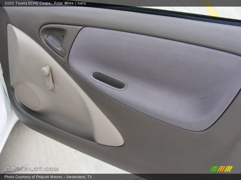 Polar White / Ivory 2003 Toyota ECHO Coupe