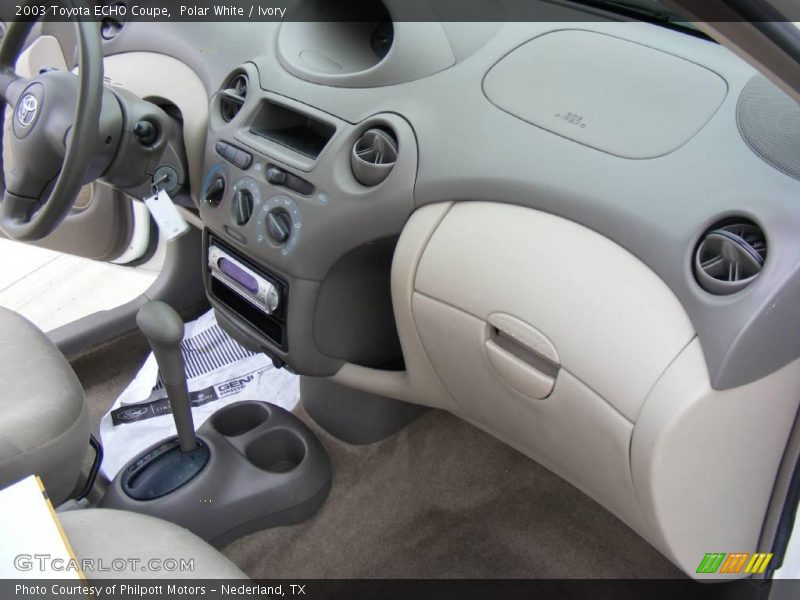 Polar White / Ivory 2003 Toyota ECHO Coupe