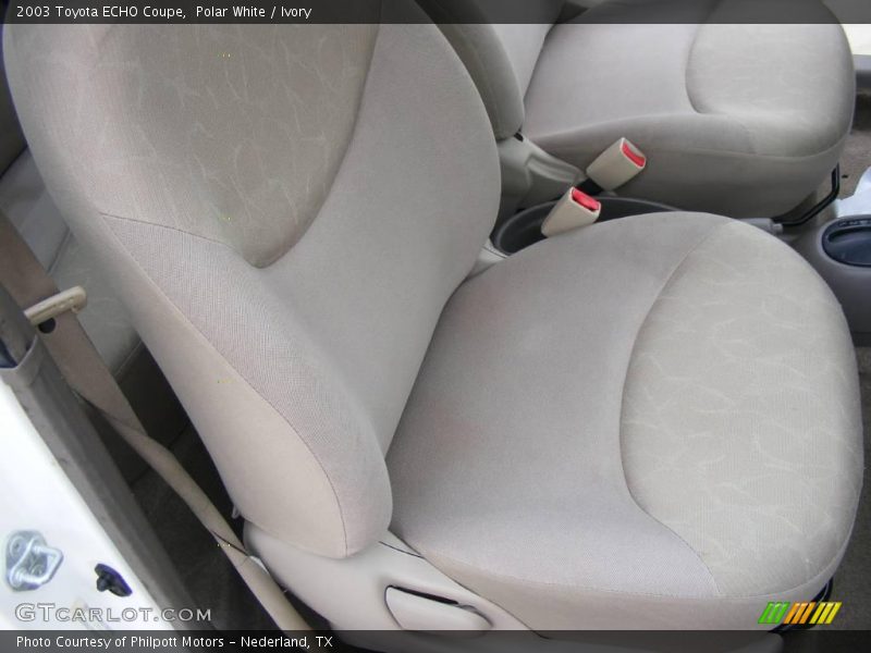 Polar White / Ivory 2003 Toyota ECHO Coupe