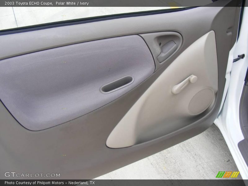 Polar White / Ivory 2003 Toyota ECHO Coupe