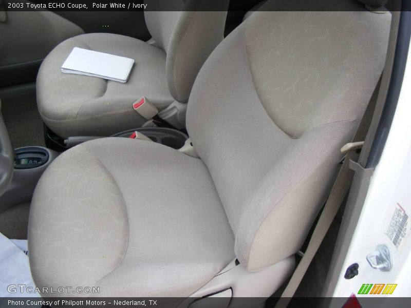 Polar White / Ivory 2003 Toyota ECHO Coupe