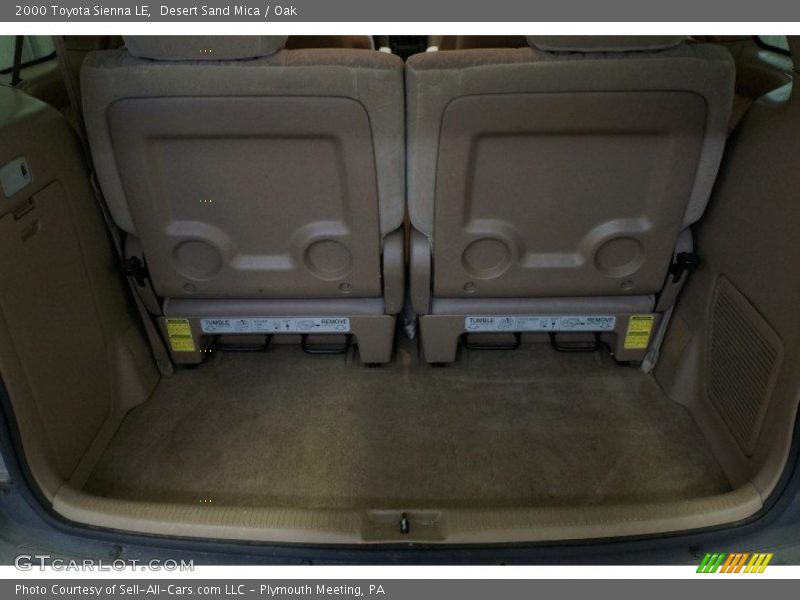 Desert Sand Mica / Oak 2000 Toyota Sienna LE
