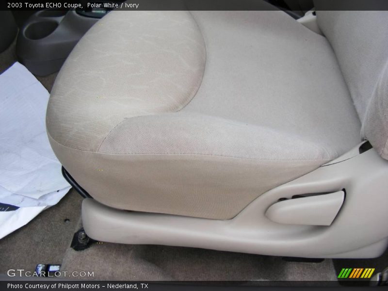 Polar White / Ivory 2003 Toyota ECHO Coupe