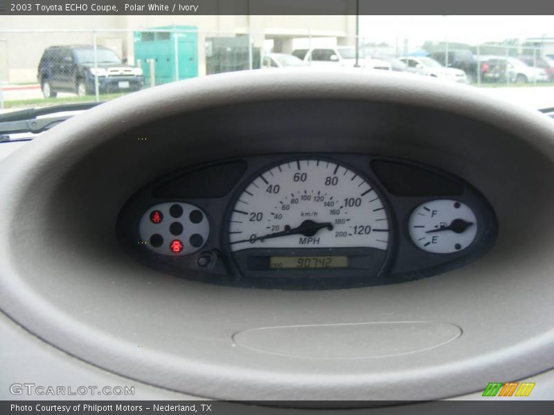 Polar White / Ivory 2003 Toyota ECHO Coupe