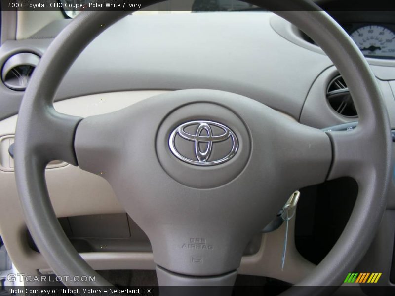 Polar White / Ivory 2003 Toyota ECHO Coupe