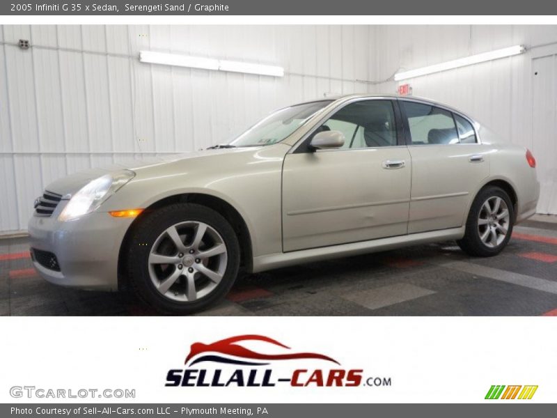 Serengeti Sand / Graphite 2005 Infiniti G 35 x Sedan