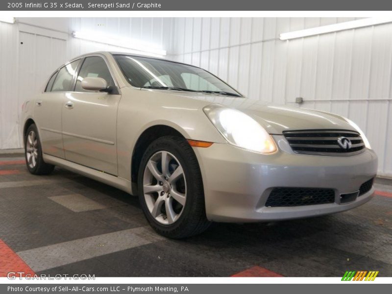 Serengeti Sand / Graphite 2005 Infiniti G 35 x Sedan