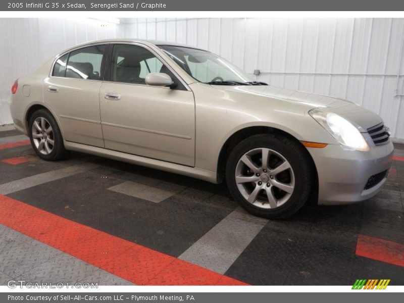 Serengeti Sand / Graphite 2005 Infiniti G 35 x Sedan