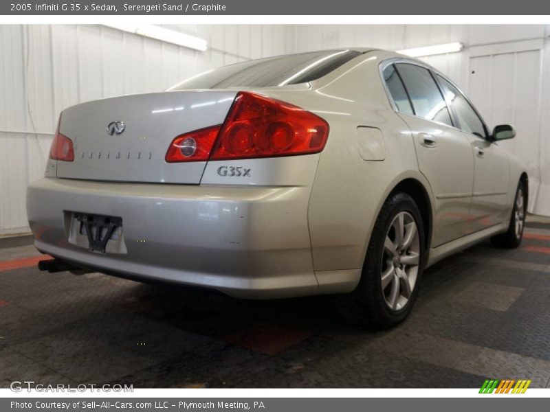 Serengeti Sand / Graphite 2005 Infiniti G 35 x Sedan