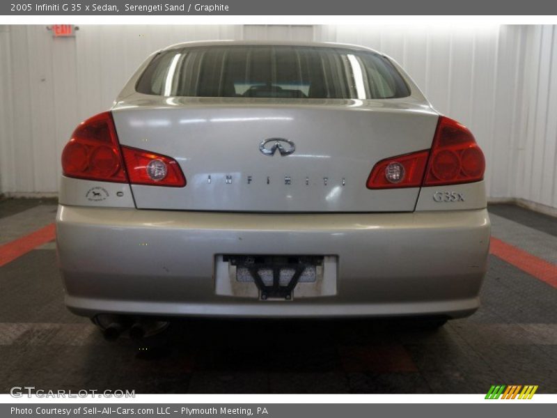 Serengeti Sand / Graphite 2005 Infiniti G 35 x Sedan