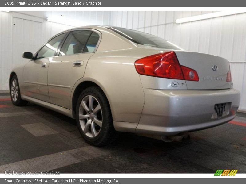 Serengeti Sand / Graphite 2005 Infiniti G 35 x Sedan