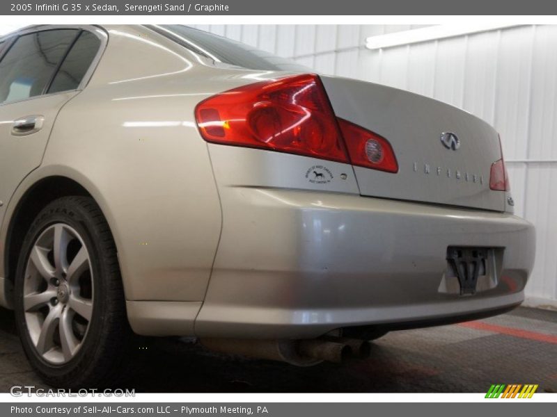 Serengeti Sand / Graphite 2005 Infiniti G 35 x Sedan