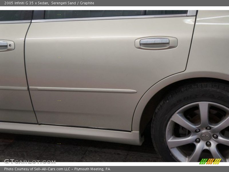 Serengeti Sand / Graphite 2005 Infiniti G 35 x Sedan