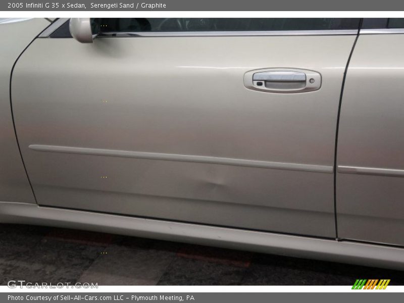 Serengeti Sand / Graphite 2005 Infiniti G 35 x Sedan