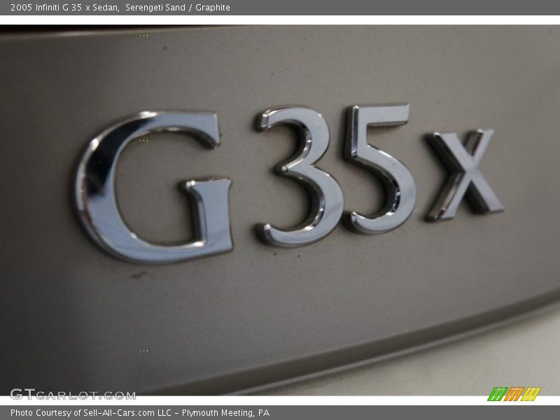 Serengeti Sand / Graphite 2005 Infiniti G 35 x Sedan