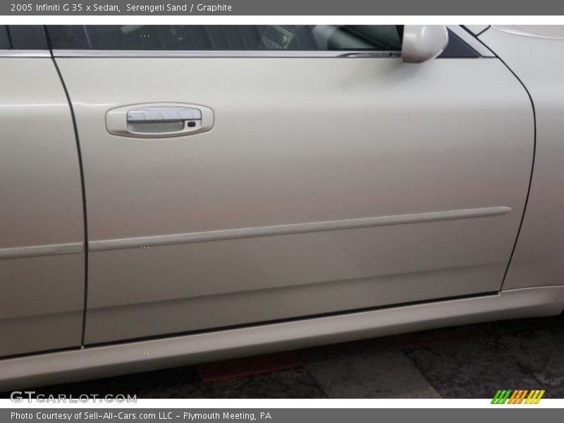 Serengeti Sand / Graphite 2005 Infiniti G 35 x Sedan