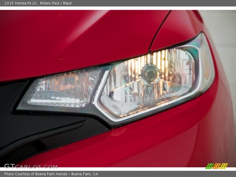 Milano Red / Black 2015 Honda Fit LX