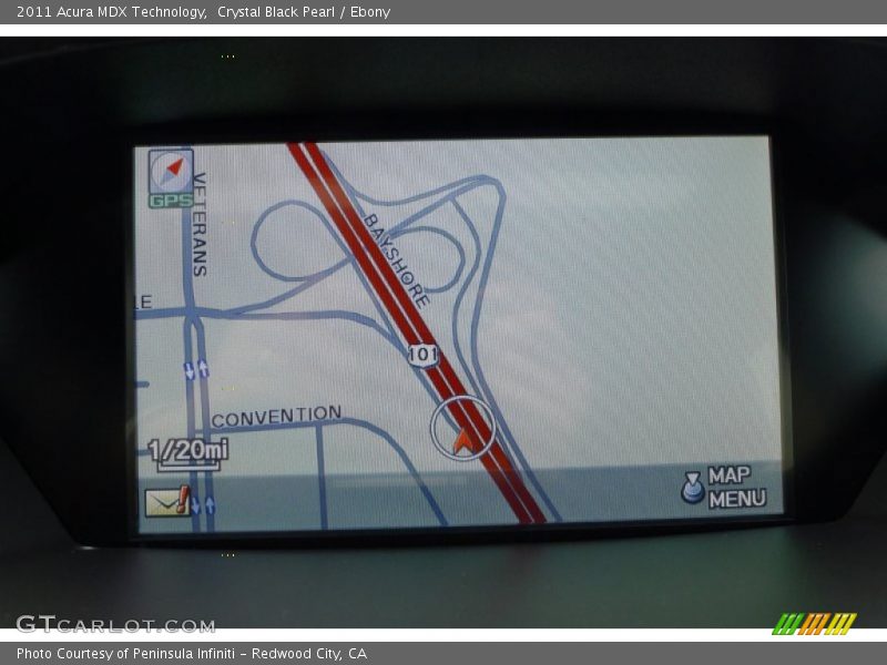 Crystal Black Pearl / Ebony 2011 Acura MDX Technology