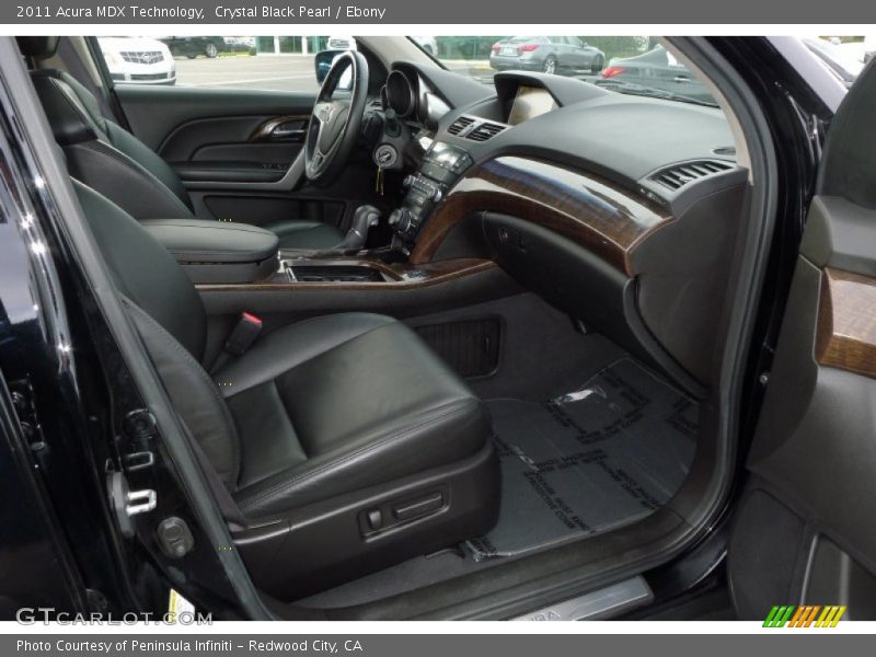Crystal Black Pearl / Ebony 2011 Acura MDX Technology