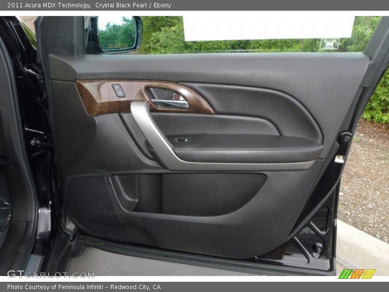 Crystal Black Pearl / Ebony 2011 Acura MDX Technology