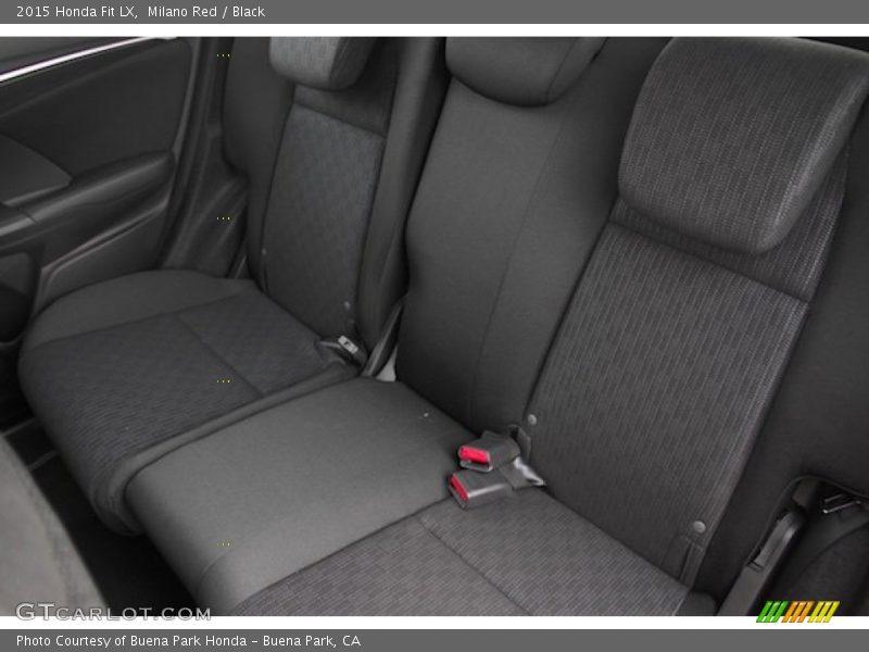 Milano Red / Black 2015 Honda Fit LX