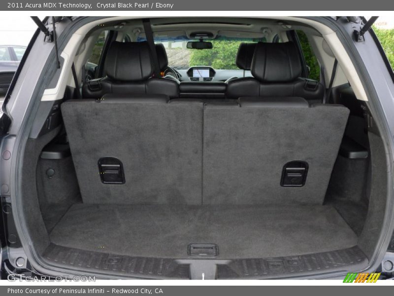 Crystal Black Pearl / Ebony 2011 Acura MDX Technology