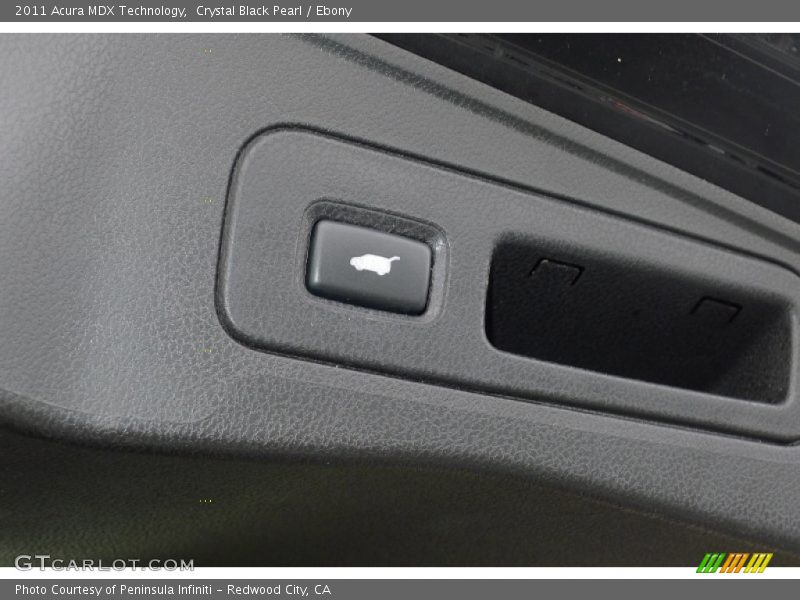 Crystal Black Pearl / Ebony 2011 Acura MDX Technology