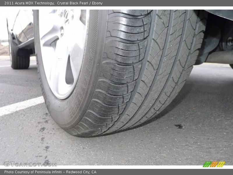 Crystal Black Pearl / Ebony 2011 Acura MDX Technology