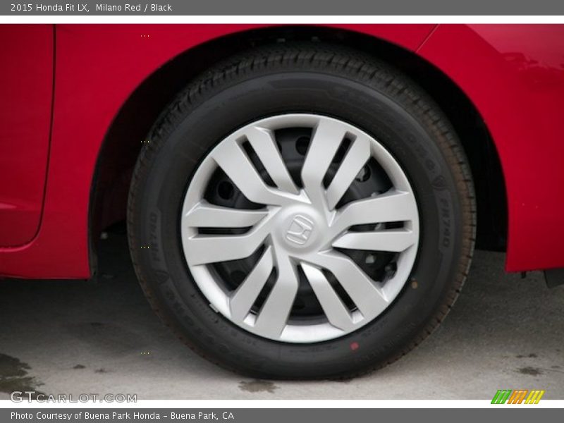 Milano Red / Black 2015 Honda Fit LX
