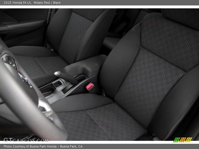 Milano Red / Black 2015 Honda Fit LX