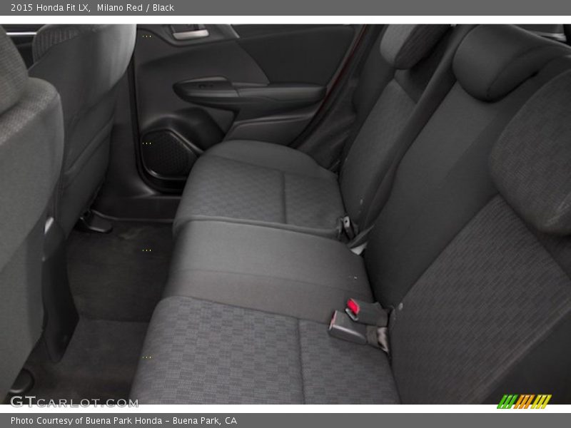 Milano Red / Black 2015 Honda Fit LX