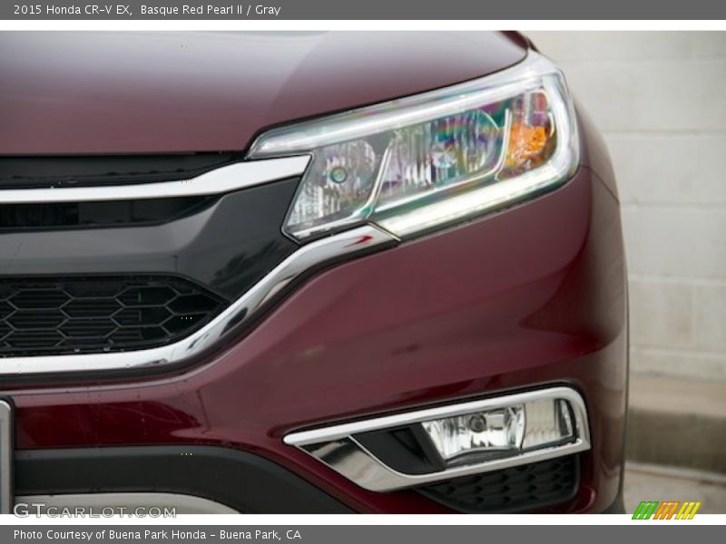 Basque Red Pearl II / Gray 2015 Honda CR-V EX