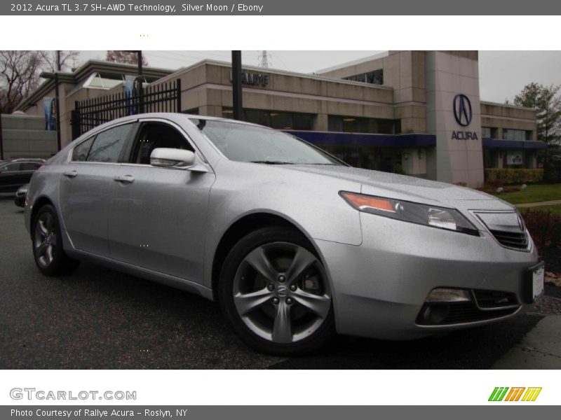 Silver Moon / Ebony 2012 Acura TL 3.7 SH-AWD Technology
