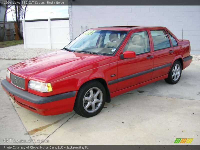 Red / Beige 1996 Volvo 850 GLT Sedan