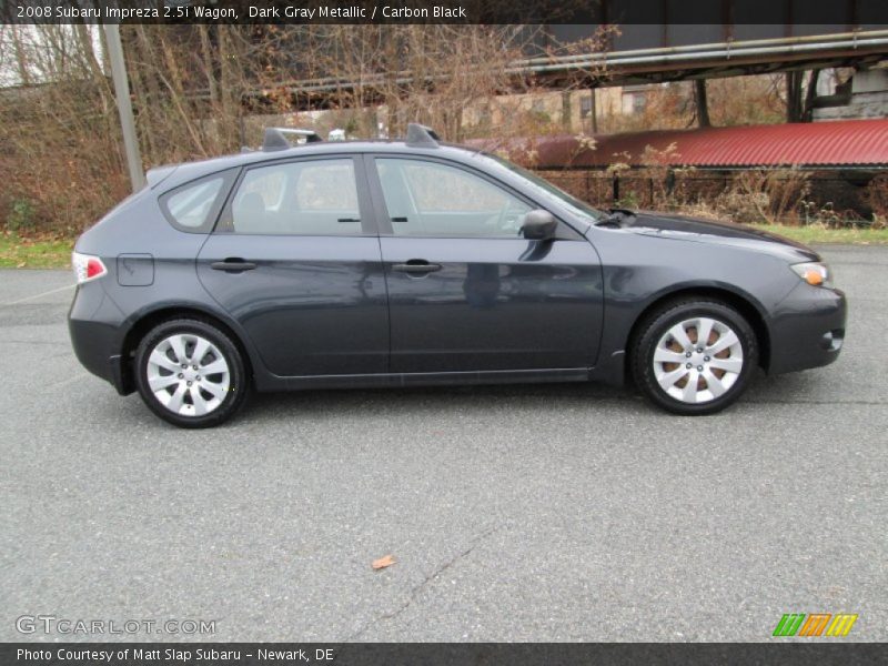 Dark Gray Metallic / Carbon Black 2008 Subaru Impreza 2.5i Wagon