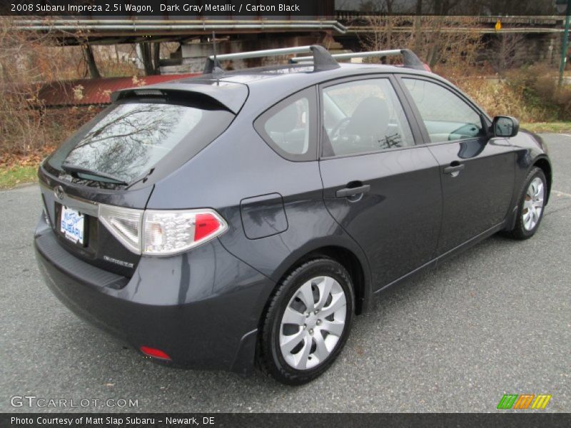 Dark Gray Metallic / Carbon Black 2008 Subaru Impreza 2.5i Wagon