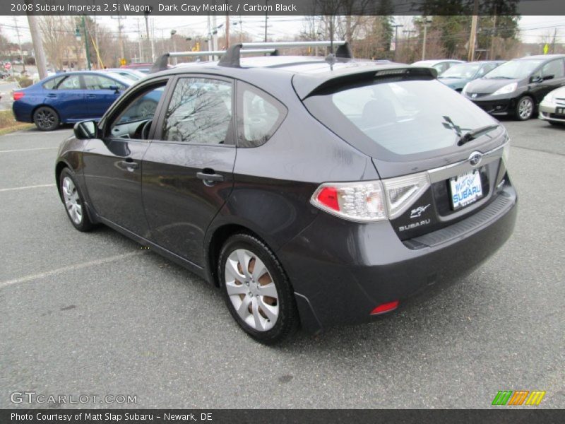 Dark Gray Metallic / Carbon Black 2008 Subaru Impreza 2.5i Wagon