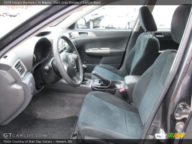 Dark Gray Metallic / Carbon Black 2008 Subaru Impreza 2.5i Wagon