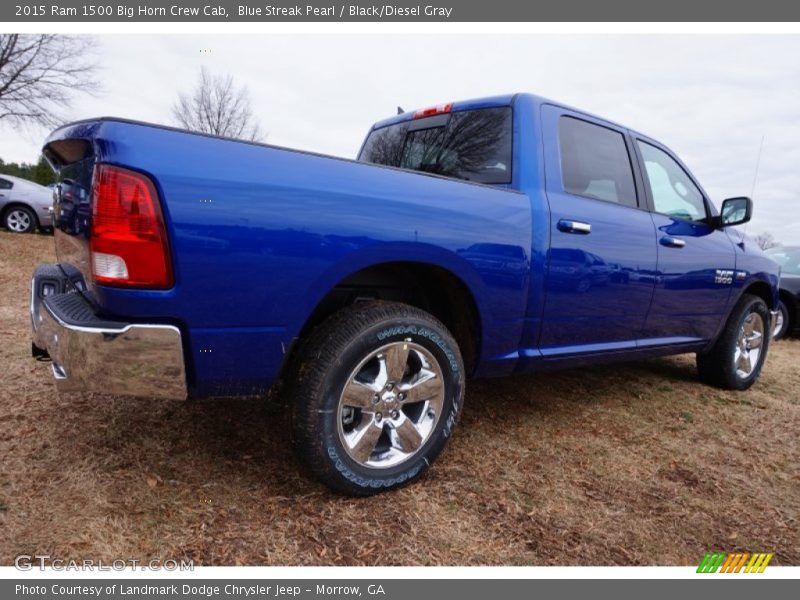  2015 1500 Big Horn Crew Cab Blue Streak Pearl