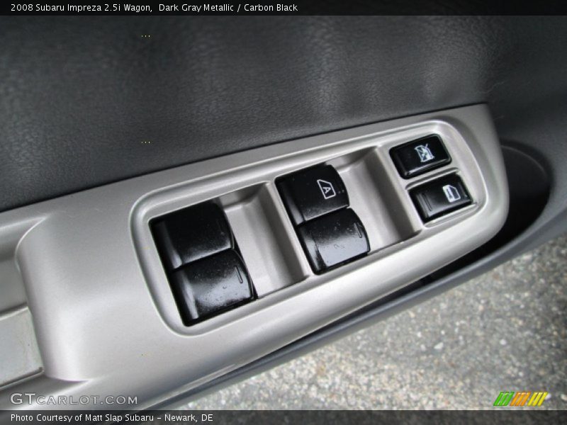 Dark Gray Metallic / Carbon Black 2008 Subaru Impreza 2.5i Wagon
