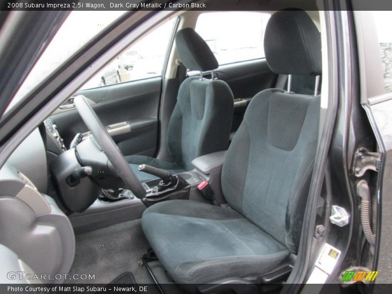 Dark Gray Metallic / Carbon Black 2008 Subaru Impreza 2.5i Wagon